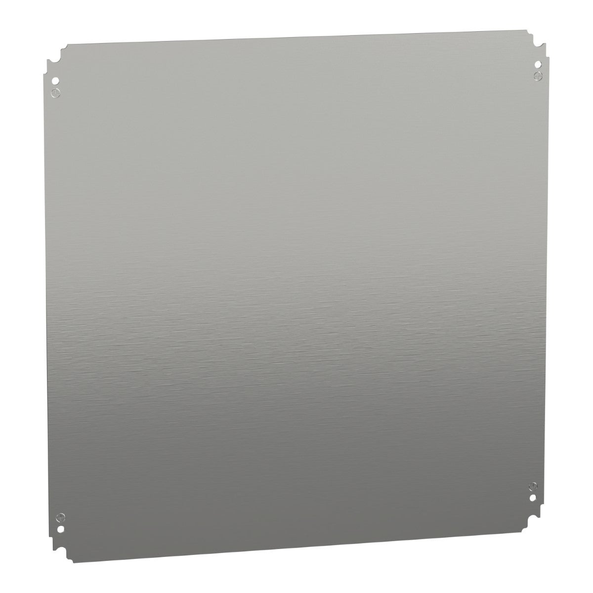 Plain mounting plate H600xW600mm made of galvanised sheet steel