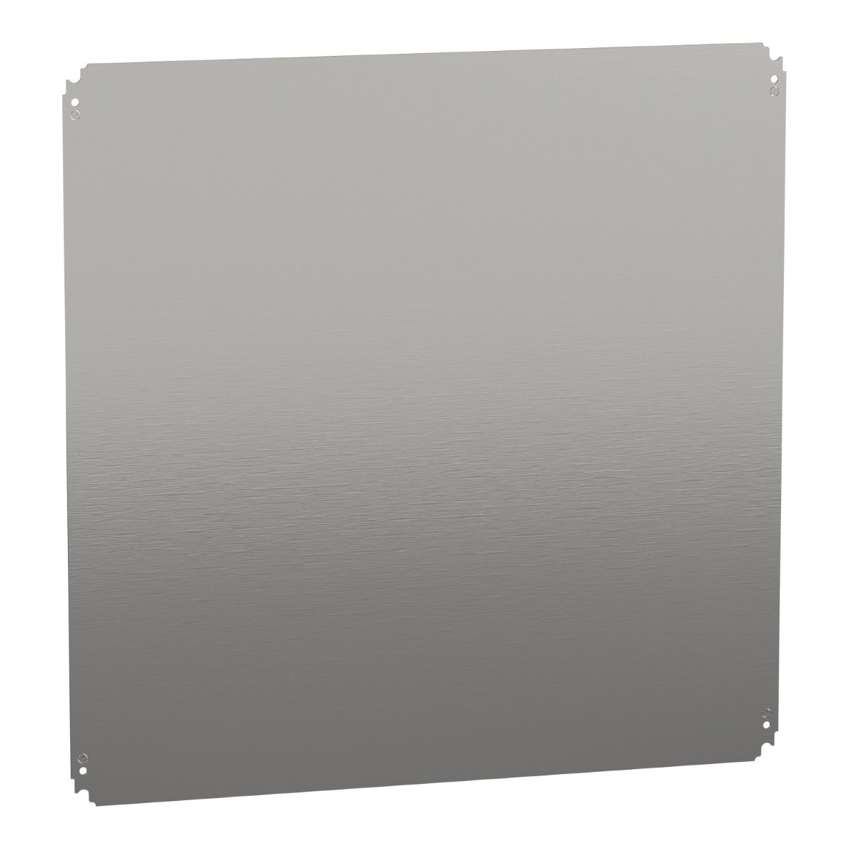 Plain mounting plate H800xW800mm made of galvanised sheet steel