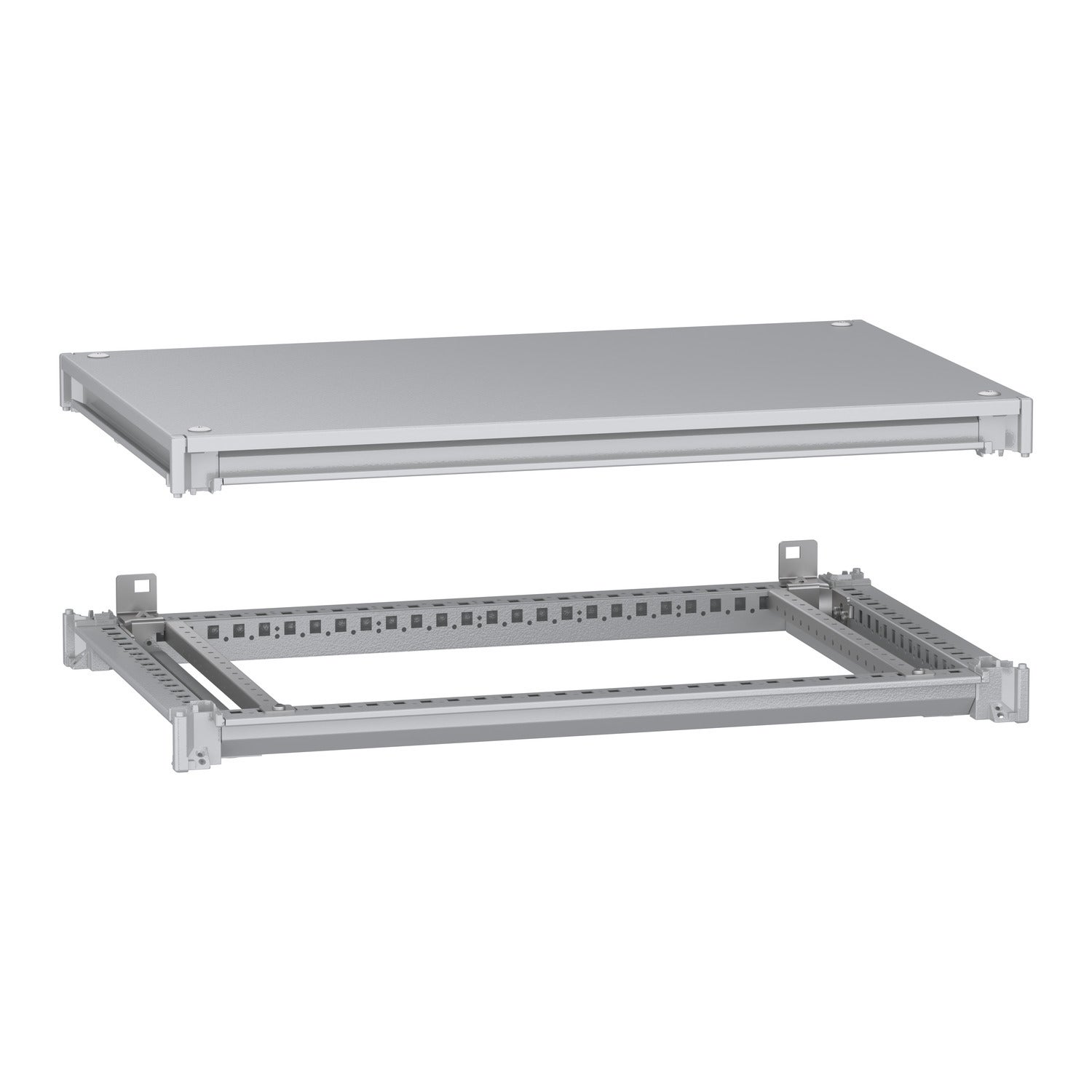 Bottom and top frame, PanelSeT SFN, for electrical enclosure W800 D500mm, roof included