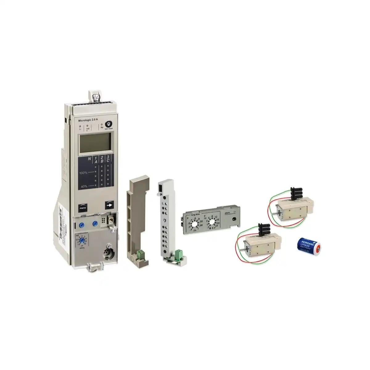 Relay and opening/closing release, Masterpact  NW 16H1, spare part kit,, Micrologic 2.0A, MX, XF, 200 to 250VDC AC, 1600A