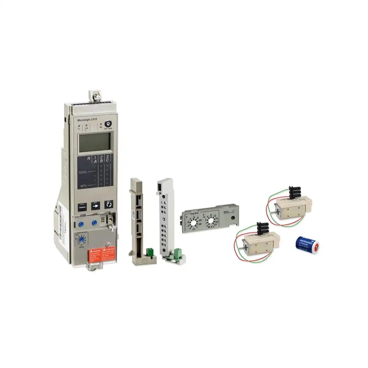 Relay and opening/closing release, Masterpact NW 16N1, spare part kit, Micrologic 2.0E, MX, XF, 200 to 250VDC AC, 1600A