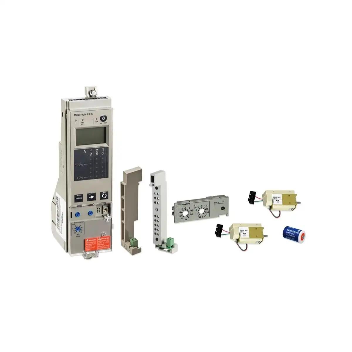 Relay and opening/closing release, Masterpact NW 16H1, spare part kit, Micrologic 2.0E, MX, XF, 100 to 130VDC AC, 1600A