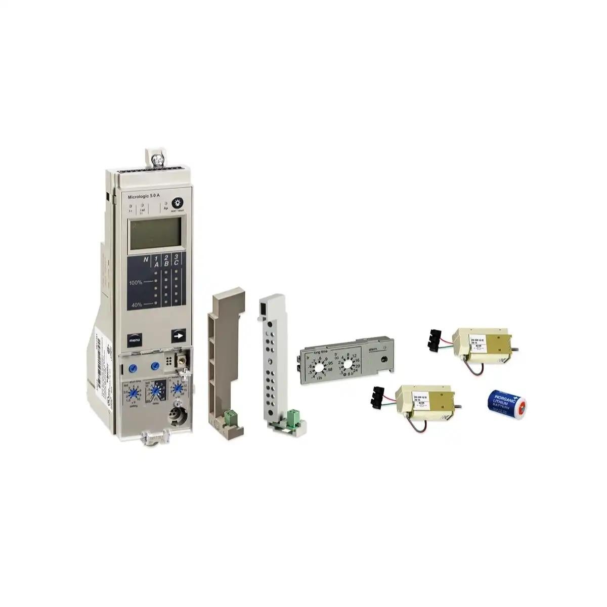 Relay and opening/closing release, Masterpact NW 16H1, spare part kit, Micrologic 5.0A, MX, XF, 100 to 130VDC AC, 1600A