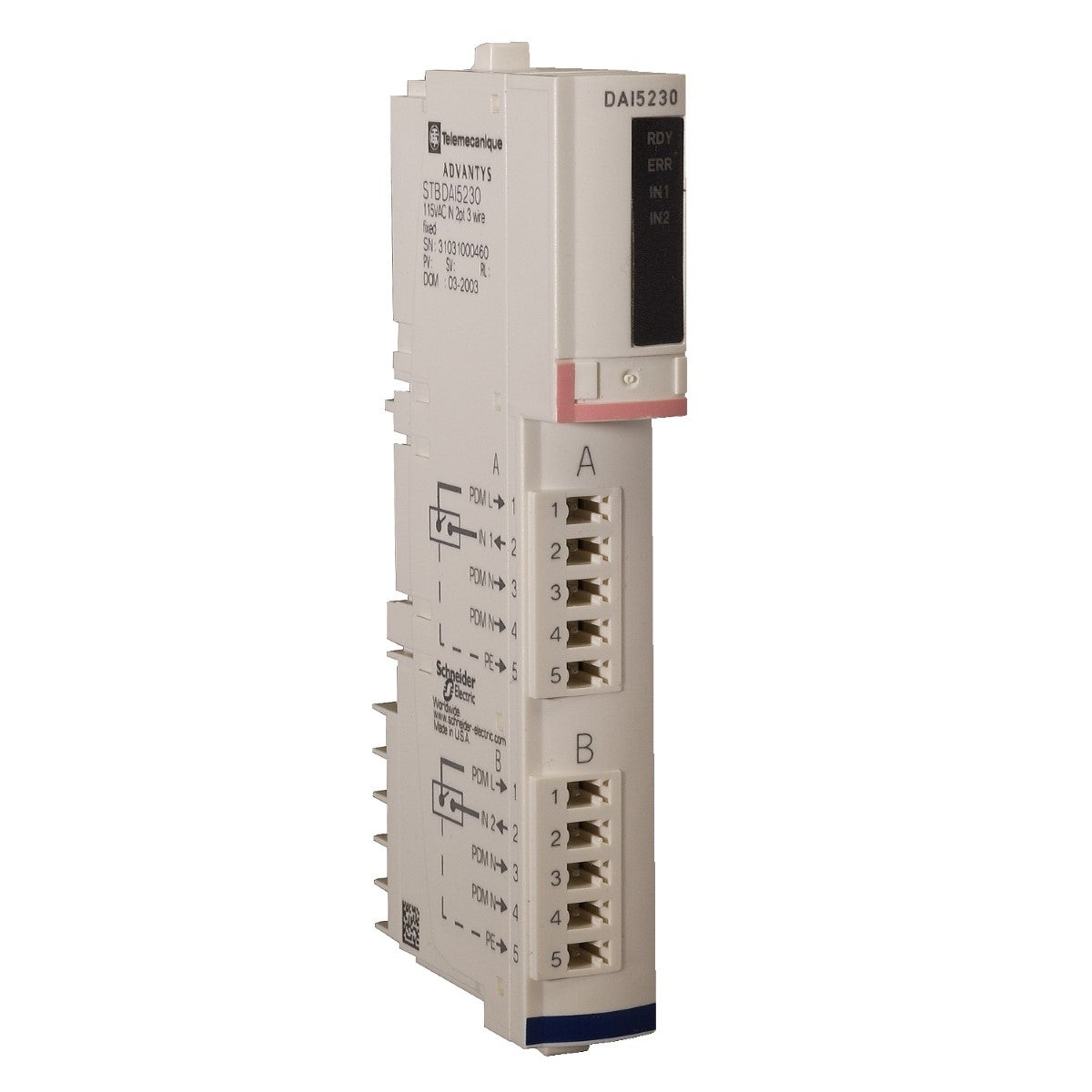 standard digital input kit - Modicon STB - 115 V AC - 2 I