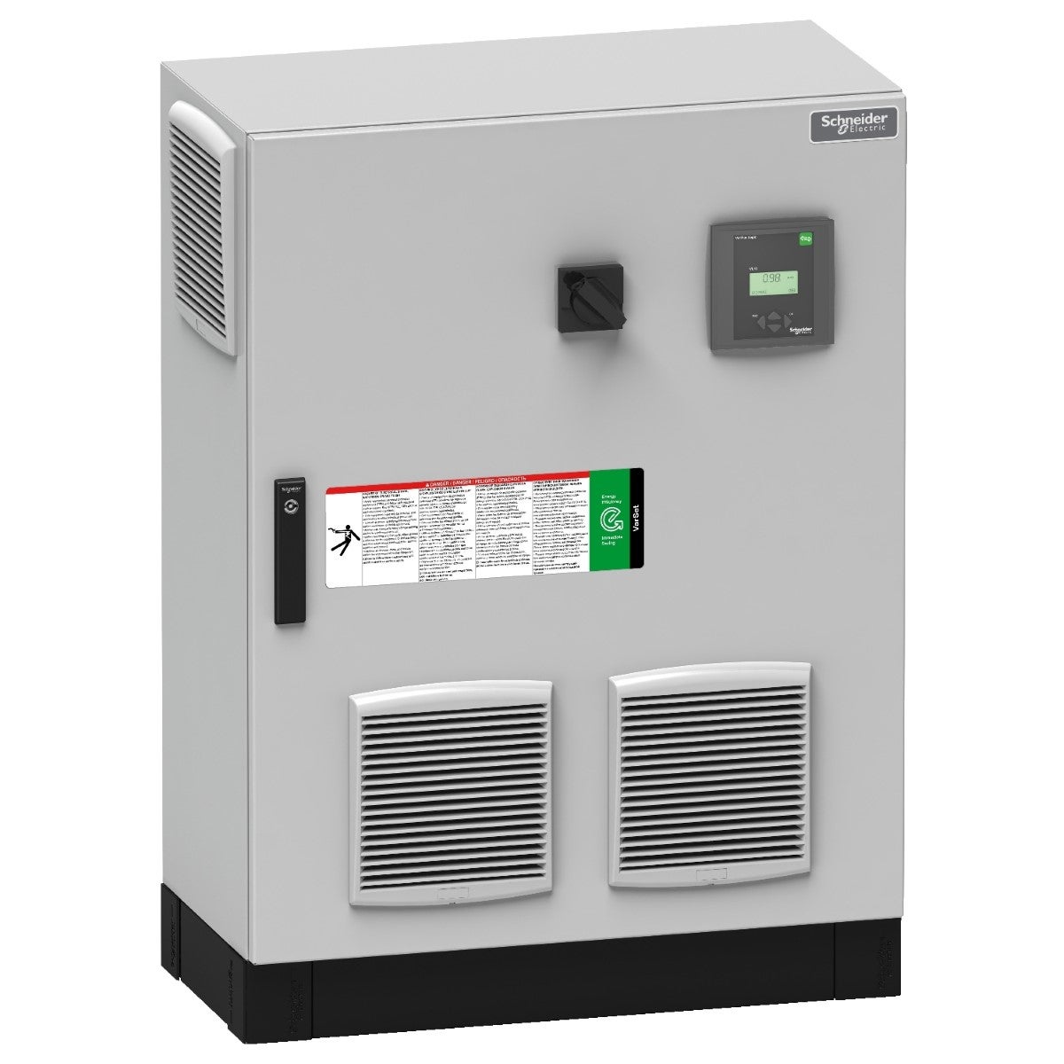 automatic PowerLogic PFC Capacitor bank, 100 kvar, DR3,8 400 volt - 60 Hz, top cable entry