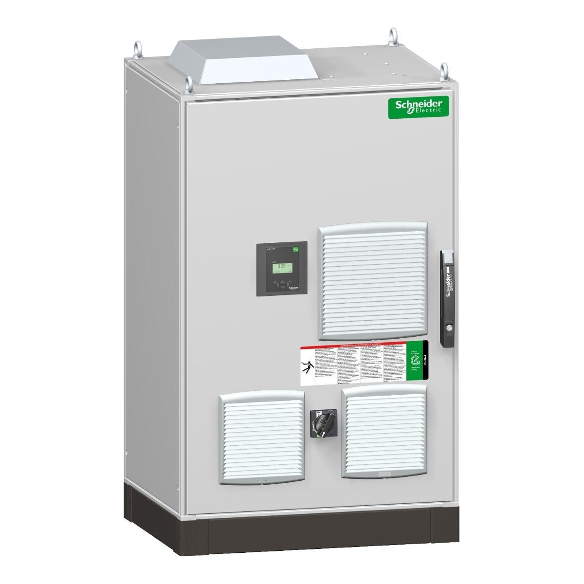 automatic PowerLogic PFC Capacitor bank, 200 kvar, DR2,7 400 volt - 60 Hz, with CB incomer, top cable entry