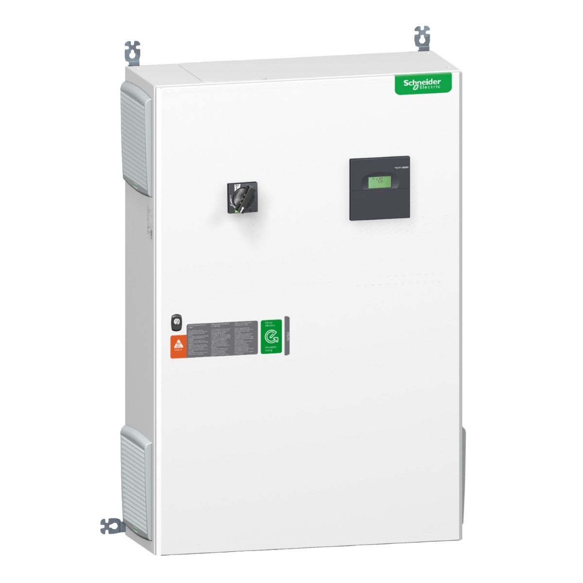 automatic PowerLogic PFC Capacitor bank, 125 kvar, 400 volt - 60 Hz, with CB incomer, top cable entry