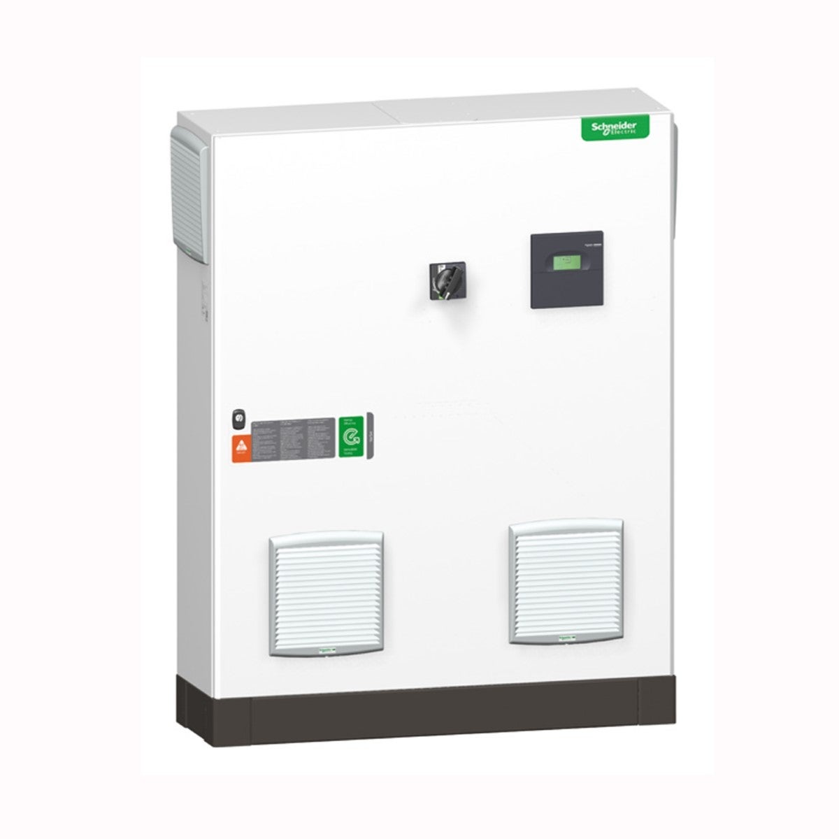 automatic PowerLogic PFC Capacitor bank, 200 kvar, 400 volt - 60 Hz, with CB incomer, top cable entry