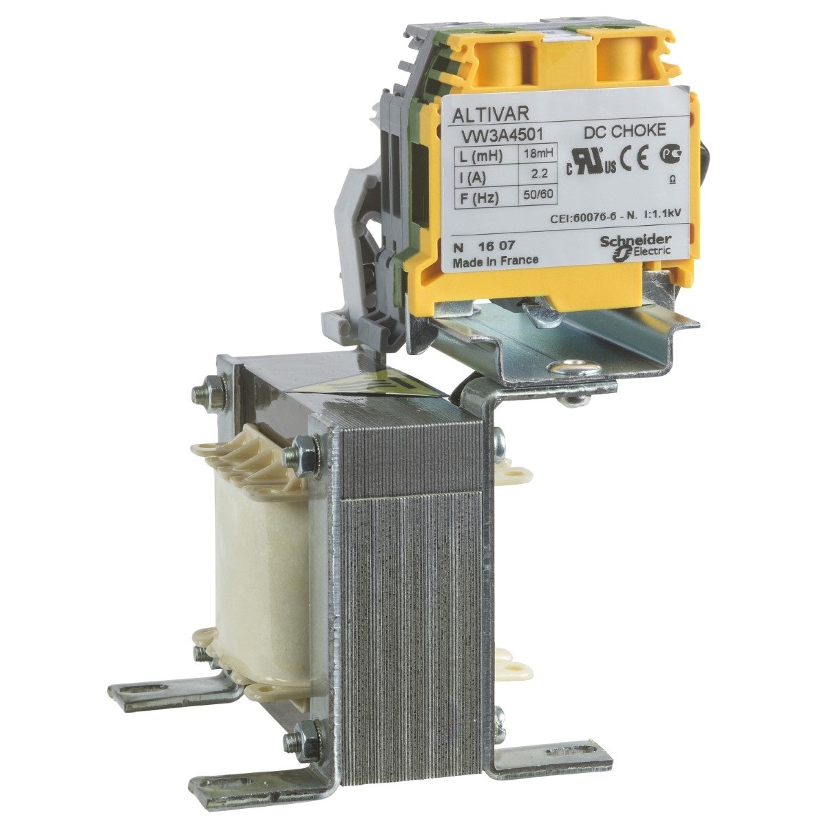 DC choke - 0.22 mH - 171 A - for variable speed drive