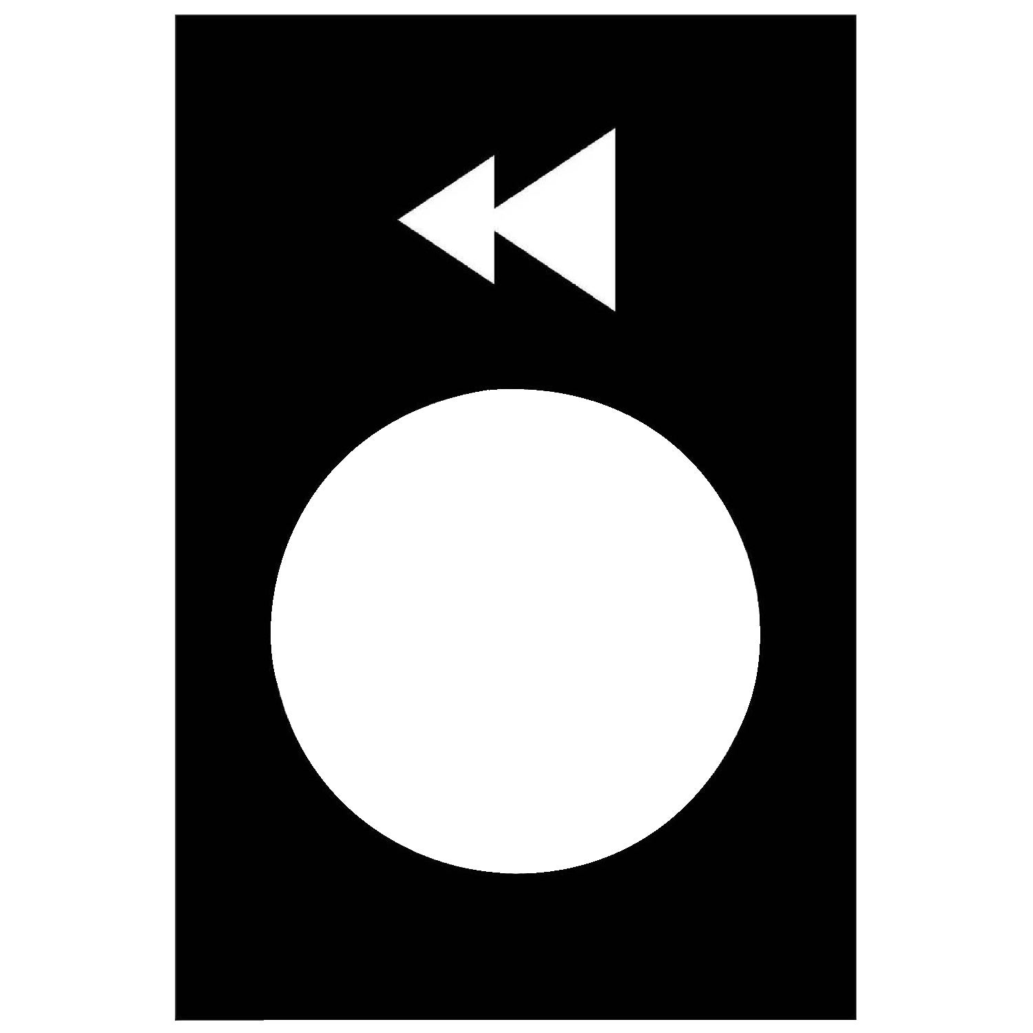 Marked legend, Harmony XAC, legend, 30x40mm, black, left or lower, slow fast