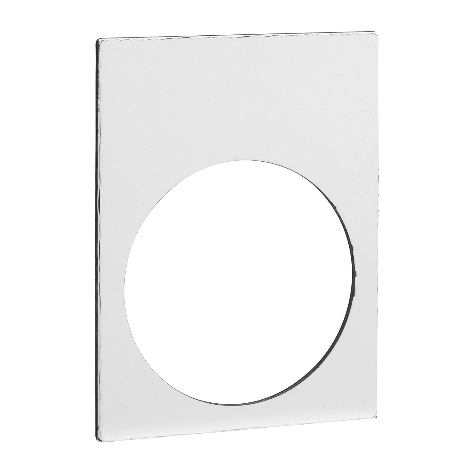 Marked legend, Harmony XAC, nameplate, 30 x 40mm, plastic, white, 22mm push button, black unmarked